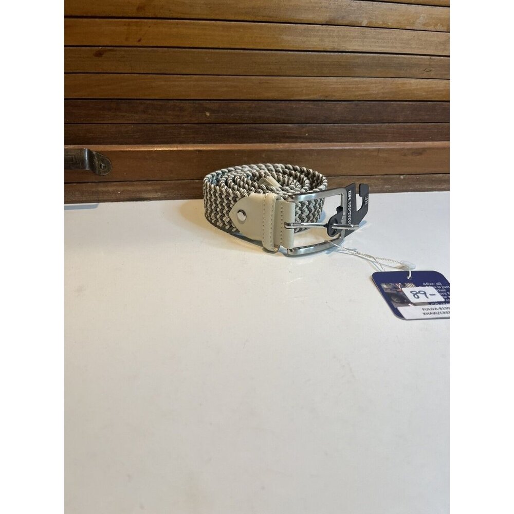Georg Roth los angeles Knit Belt Fulda-8199 Size 38 Khaki/Creme